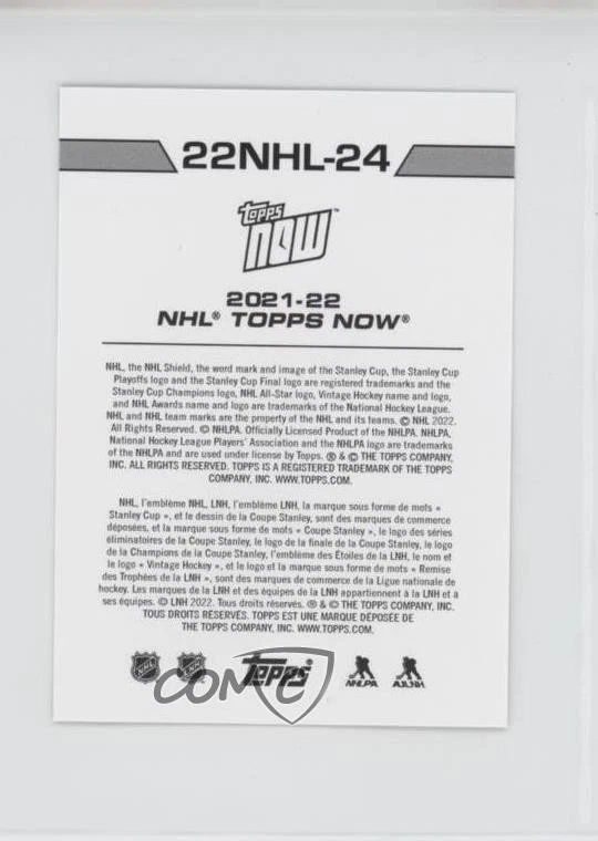 2021-22 Topps Now NHL Stickers Stanley Cup Playoffs /219 Jake Guentzel #22NHL-24 - Image 2 of 2