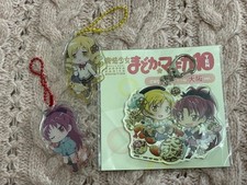 Madoka Magica 10th Exhibition Osaka Limited Acrylic Charm Kyoko  Mami  2 Soft