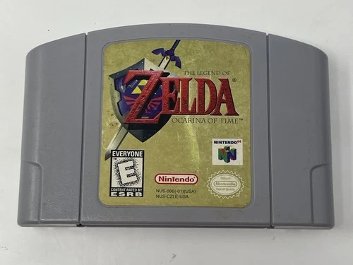 The Legend of Zelda: Ocarina of Time (Nintendo 64, 1998) N64 Authentic Cart Only