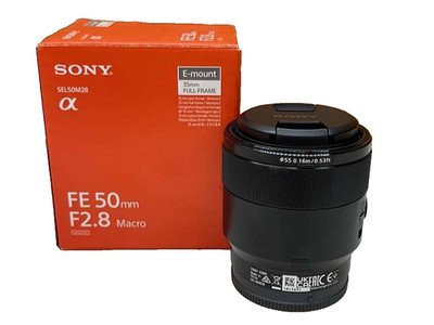 SONY FE 50mm F/2.8 Macro SEL50M28 Top Zustand E Mount aus JAPAN