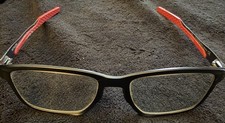 Oakley Metalink OX8153-0844 Black/Red Full Ri...