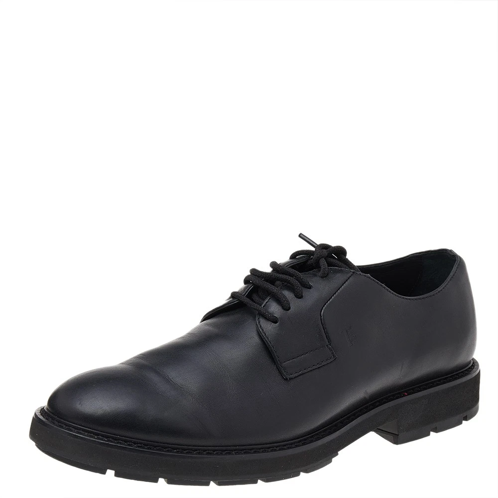TOD’S Oxford stringate in pelle nera Tod's taglia 39 5