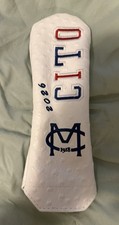 Winston Collection Genuine Leather White Montecito Club 2026 Hybrid Headcover
