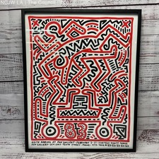 Keith Harring 1983 Fun Gallery Poster Print 16x20
