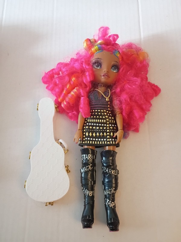 Rainbow High Rockstars Carmen Major Fashion Doll Special Edition Case No Guitar 