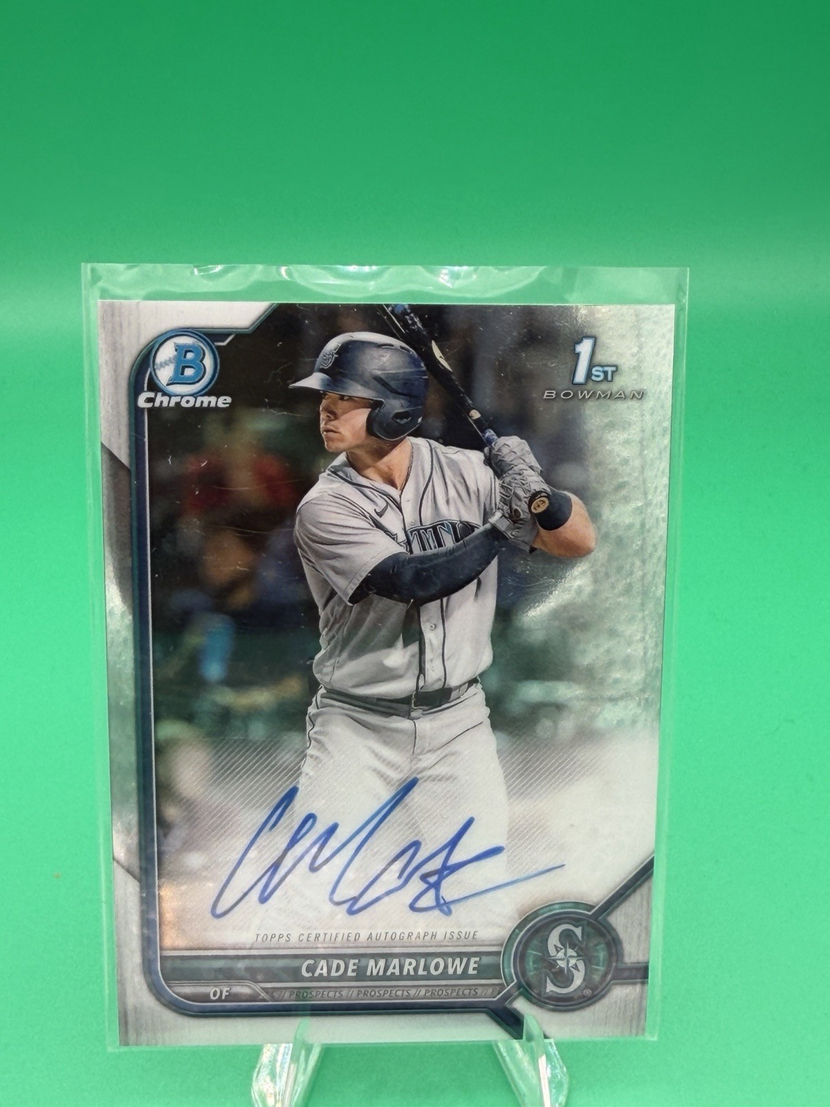 2022 Bowman Chrome Prospect Cade Marlowe #CPA-CM Auto gb4