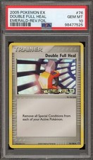 Pokemon Double Full Heal EX Emerald Reverse Holo #76 PSA 10 Gem Mint on eBay