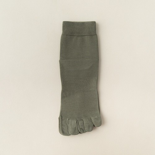 5 Pairs Men Solid Color Mid Tube Cotton Toe Socks Stretchy Sport Short Stockings - Picture 19 of 24