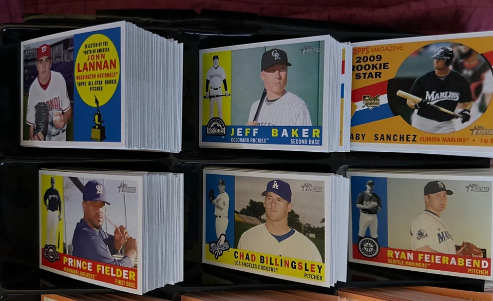 2009 Topps Heritage Baseball Cards - Inserts - Complete Your Set ~ You Pick - Image 3 of 4