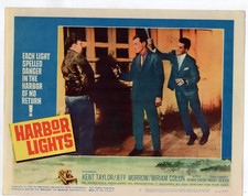 KENT TAYLOR JEFF MORROW HARBOR LIGHTS 1963 ORIG 11X14 LOBBY CARD  LC7015