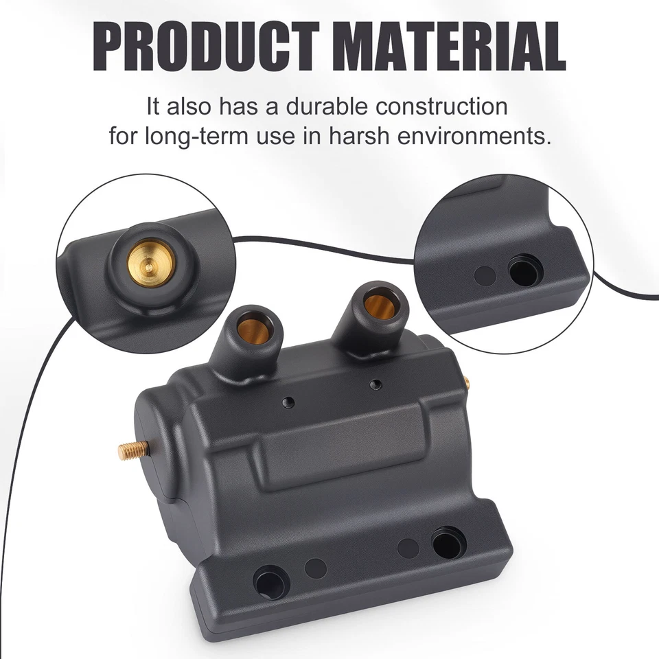 Bobina de encendido 5 ohmios 31609-65A para Electra Glide FLH 1970-1979 FLFB FLHB 1965-69 Foto 2 de 4