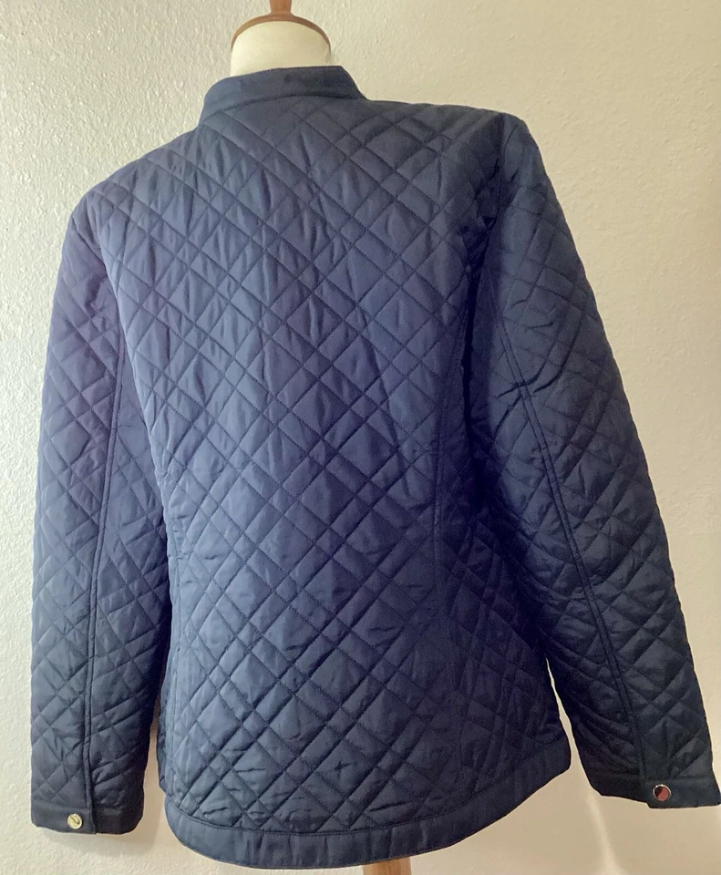 Charter Club Women's Black Quilted Zip Front Lightweight Jacket Large NWT - Image 2 of 4