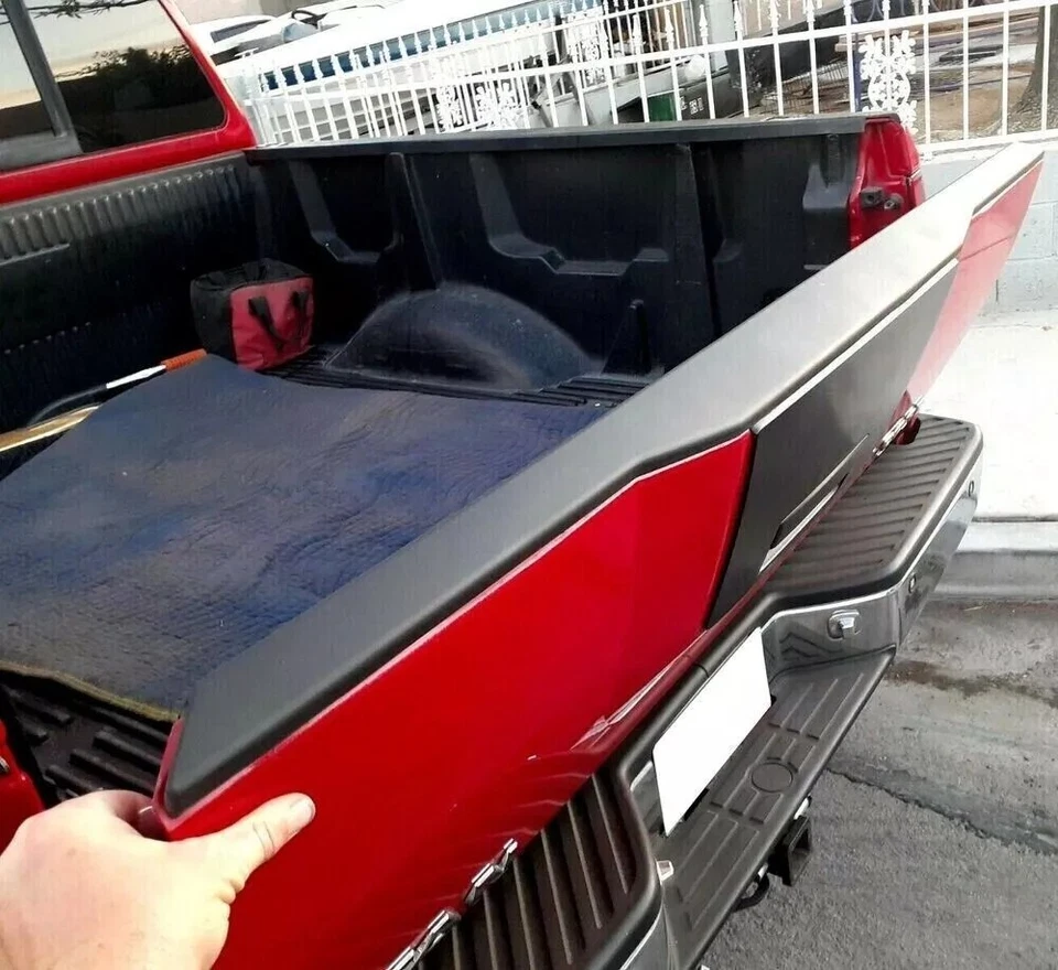 Se adapta a Nissan Titan 2004-2012 2011 tapa de puerta trasera protector superior moldura ABS nuevo Foto 4 de 4