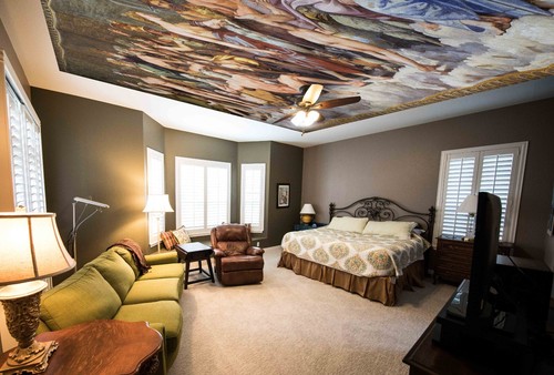 3D Renaissance Angel Painting Fairy - Ceiling Mural - Ceiling Wallpaper Mural - Picture 3 of 3