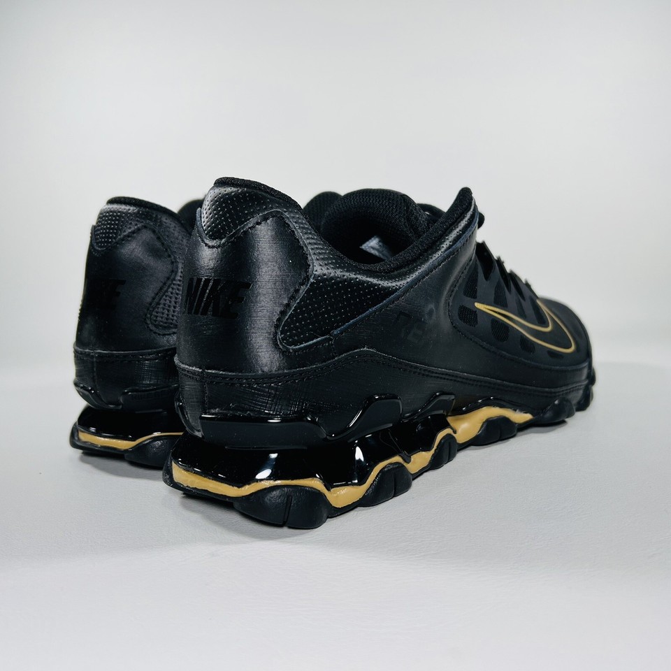 nike reax black gold