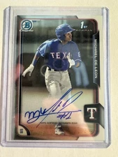 K196,799 - 2015 Bowman Chrome Prospect Auto #BCAPMDL Michael De Leon
