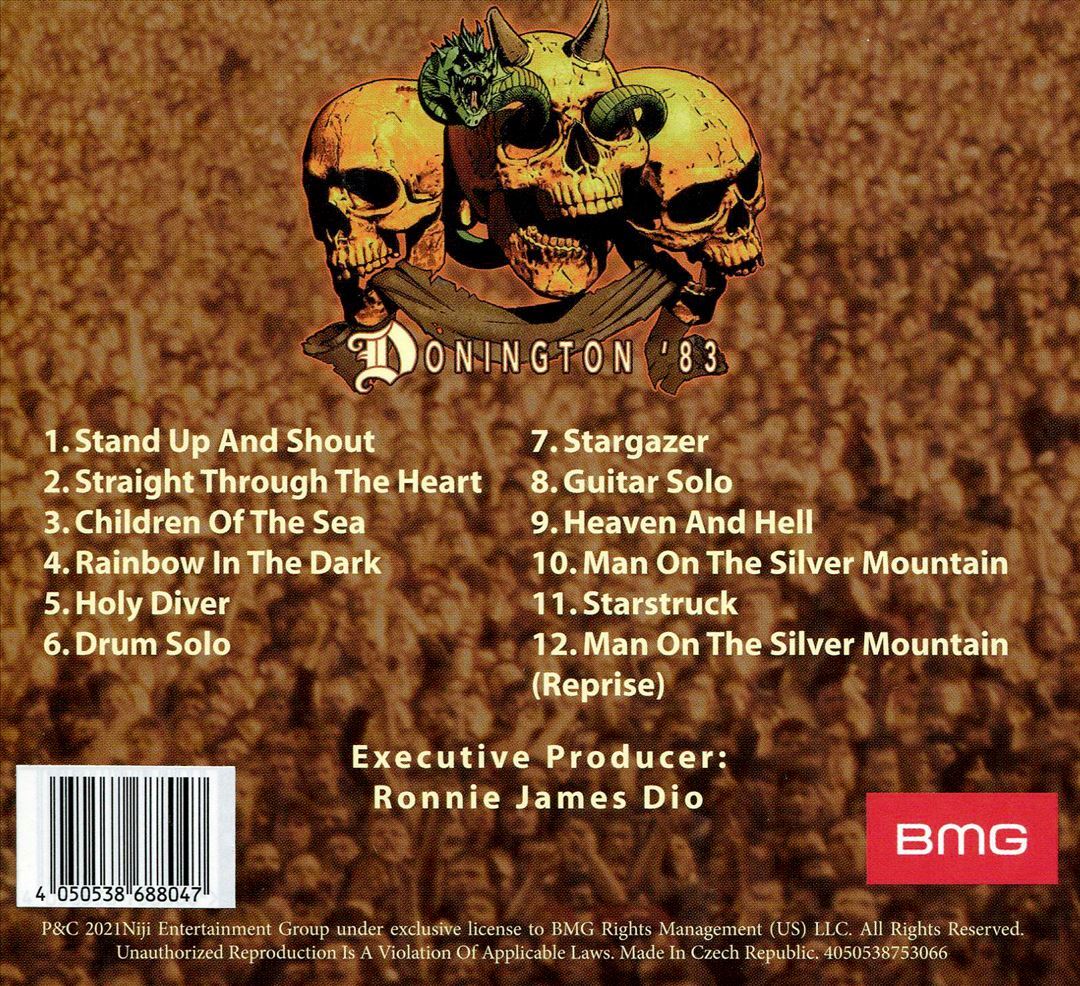 米2LP Dio Donington 83 538688070 BMG /00520 Dio – Donington '83 – 2 x Vinyl (3D Lenticular Art Print