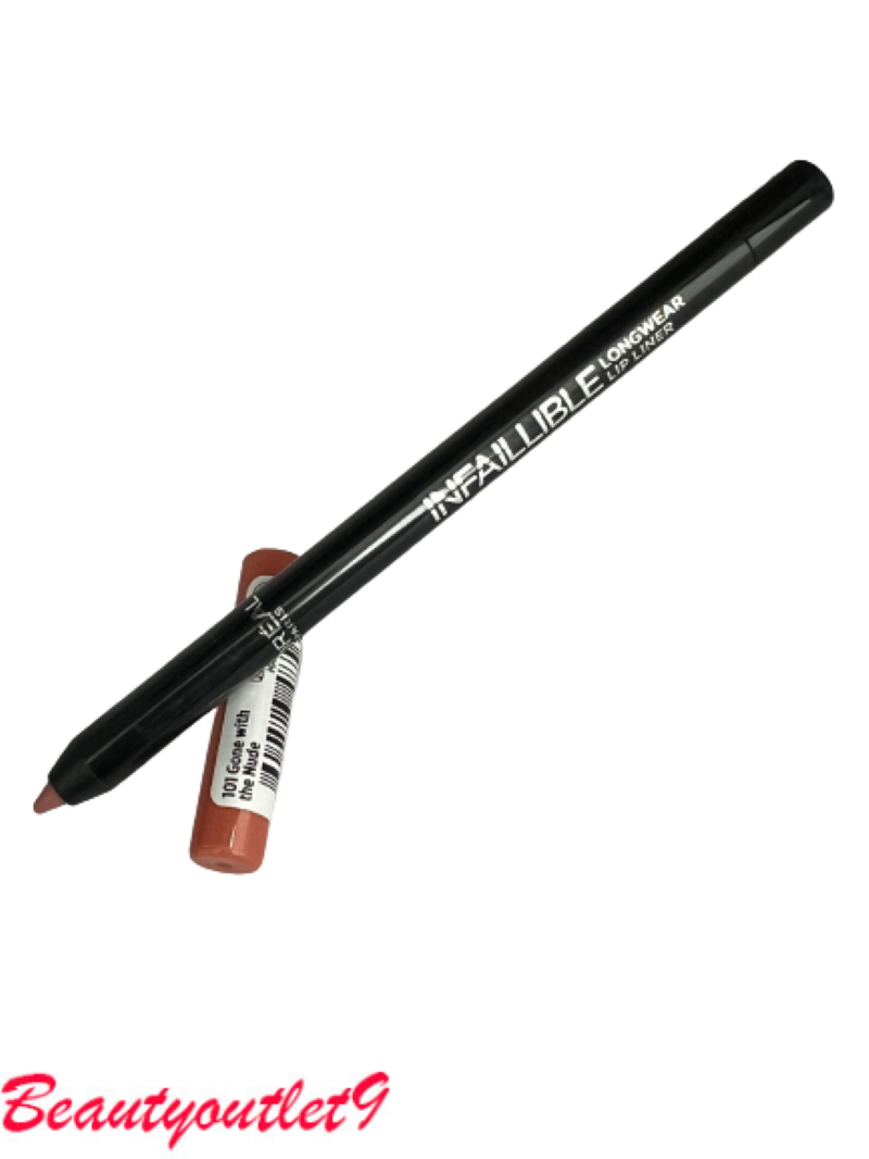 L'Oreal Paris Infallible Lip Liner 101 Gone With The Nude