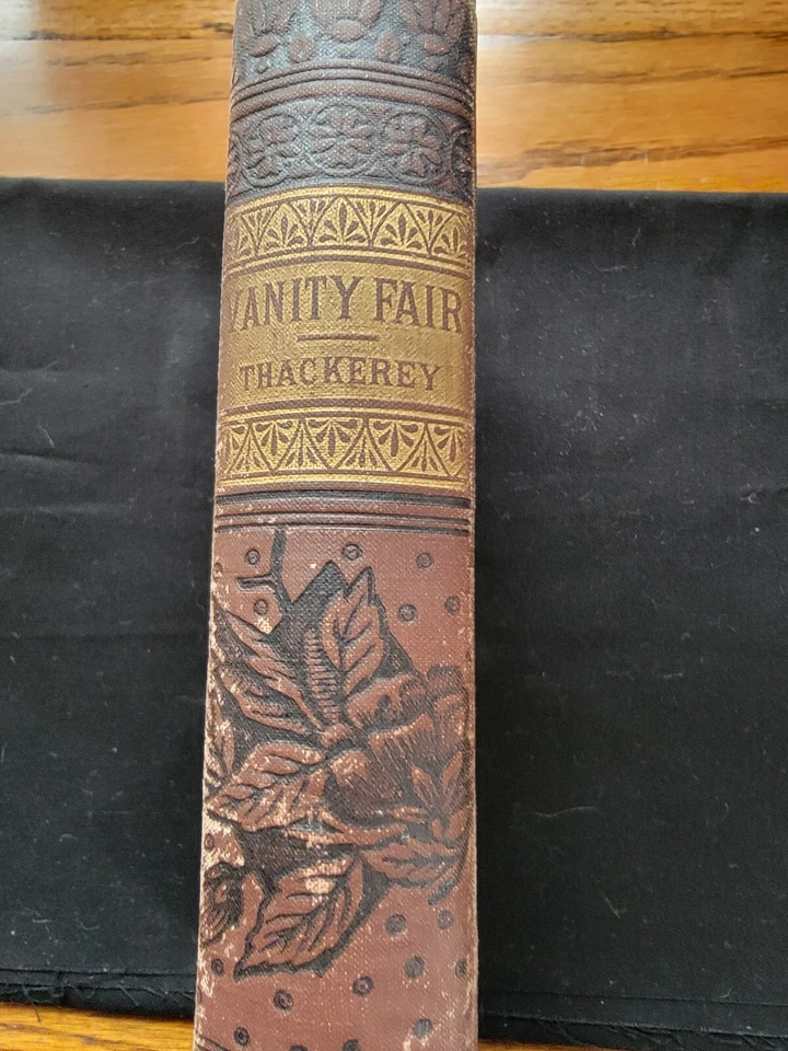 Vintage 1885 "Vanity Fair" With Misspelling Of Thackary On The Spine - Image 2 of 4