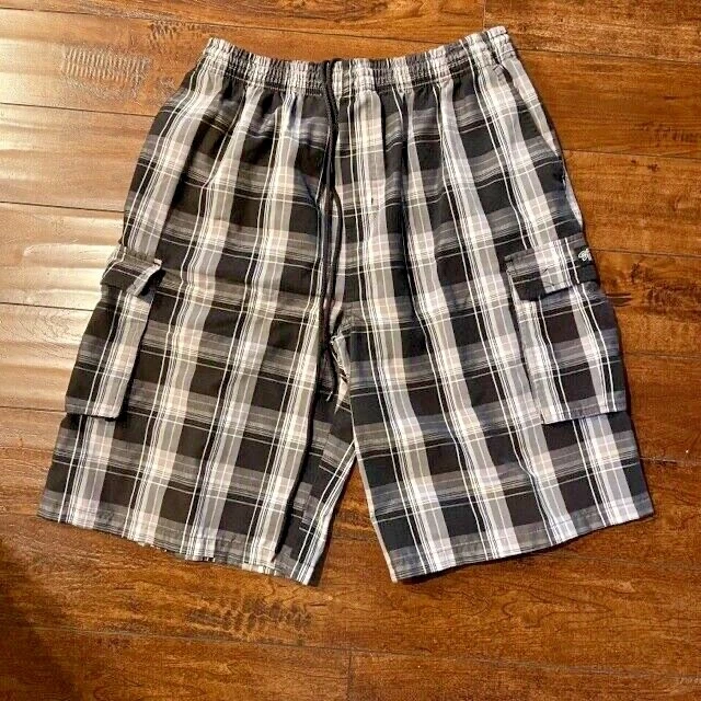 Shaka plaid best sale shorts