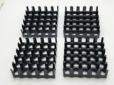 Lot Of 4 !! 9mm Ammo  Trays ~ Reloading ~ Storage 25 Rd Trays