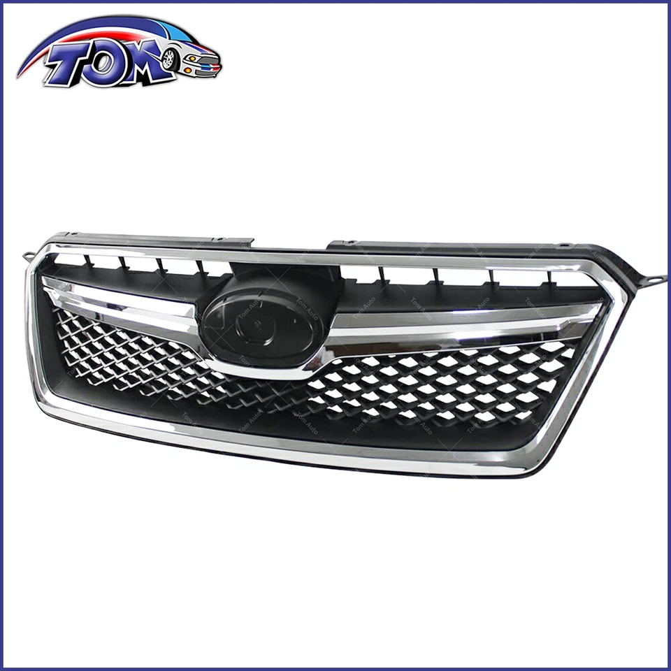 Conjunto de rejilla con moldura cromada para Subaru XV Crosstrek 2013-2015 Foto 3 de 4