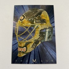 Roman Cechmanek 2001-02 Between The Pipe Blue Mask Insert Card