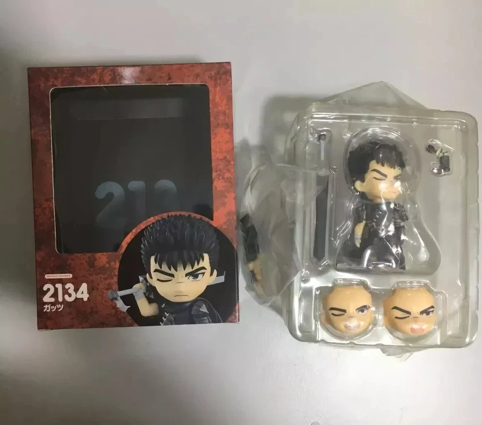 Berserk Brave Espadachín Negro Nendoroid 2134 PVC Plástico Juguetes Modelo Regalos Foto 3 de 4