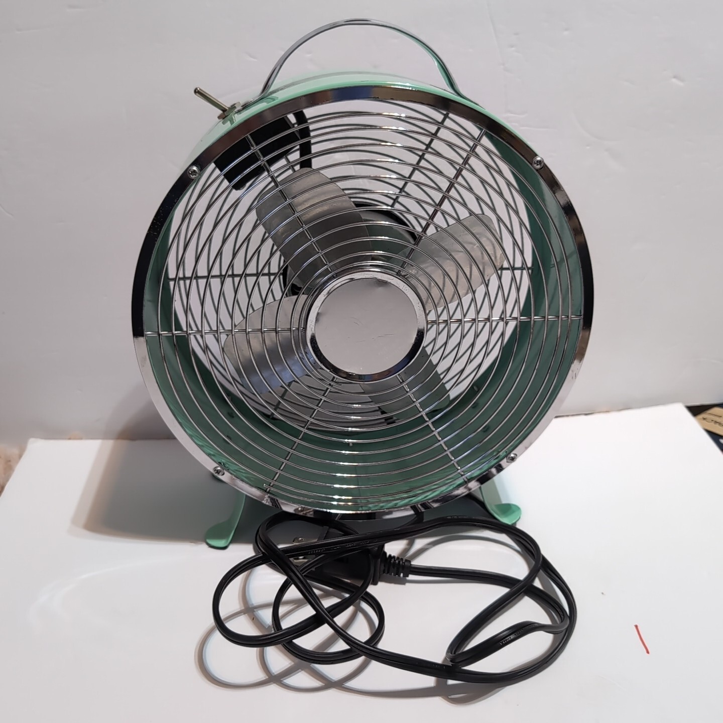 Intertek Electric Fan FE-20 Personal Mini Fan 120V 60Hz 25W Stainless Tested-image