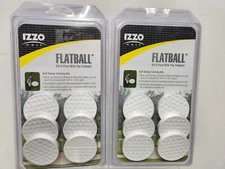 2-IZZO Golf Flatball Training Aid Swing Plane Strike Trainer -  New In Package