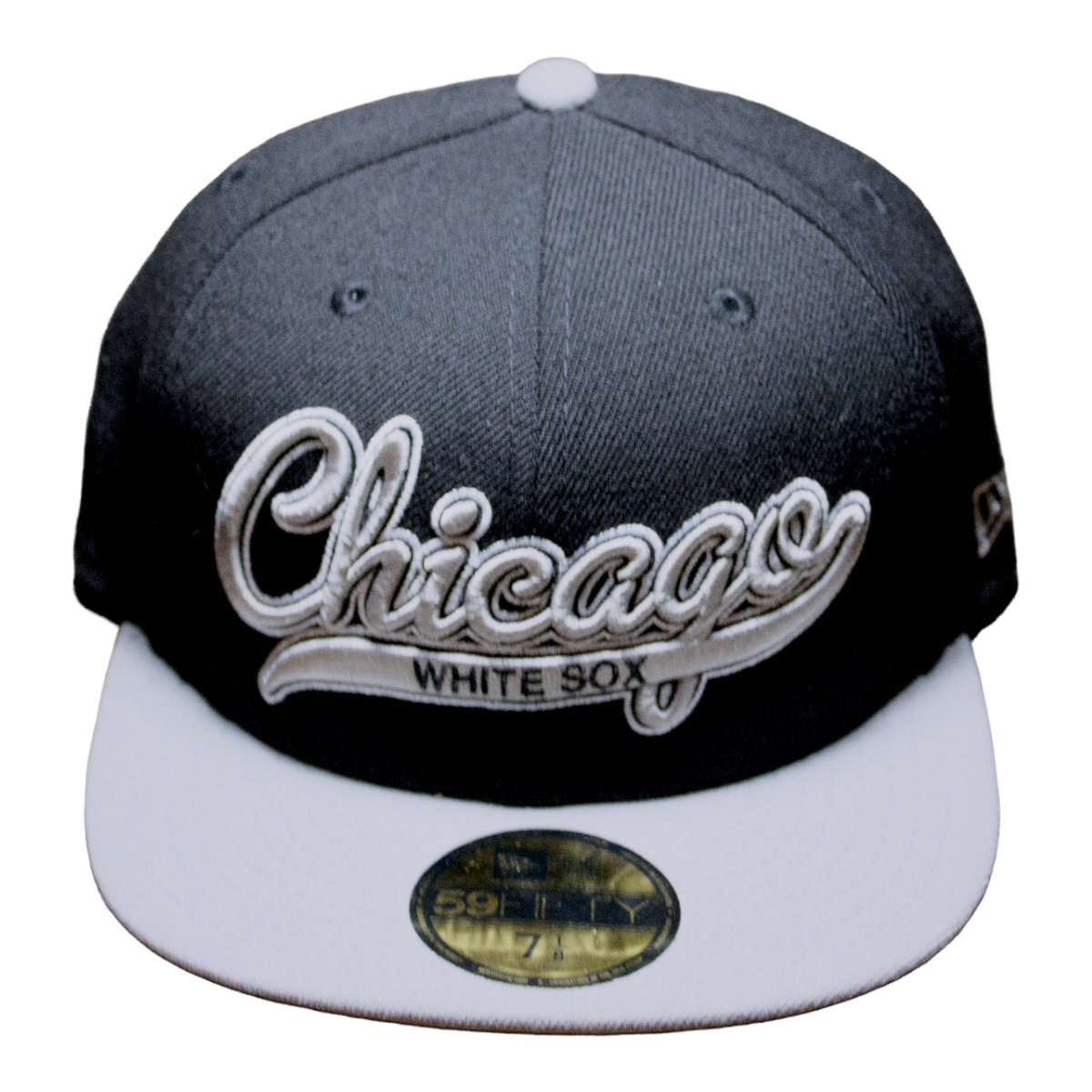 NWT New Era Chicago White Sox Scripter 59Fifty Fitted Hat Cap SIZE