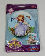 Disney Junior Sofia the First - Stretchy Single Bubble Balloon - Castle on Back