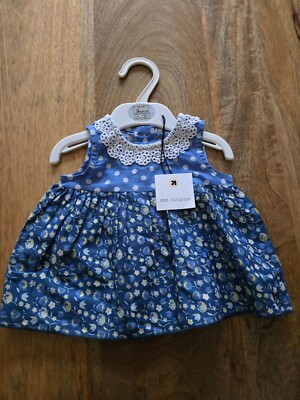 Kleid Baumwolle Blumen von M&S Autograph| bis zu 3 Monate
