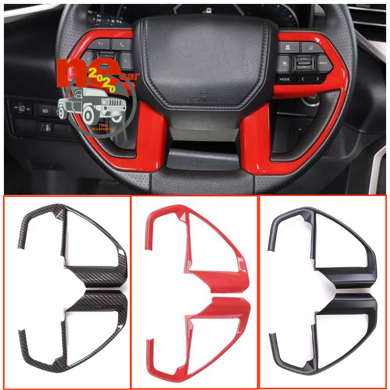 ABS Car Steering Wheel Frame Trim Accessories Cover Kit For Toyot@ Tundr a 2022+