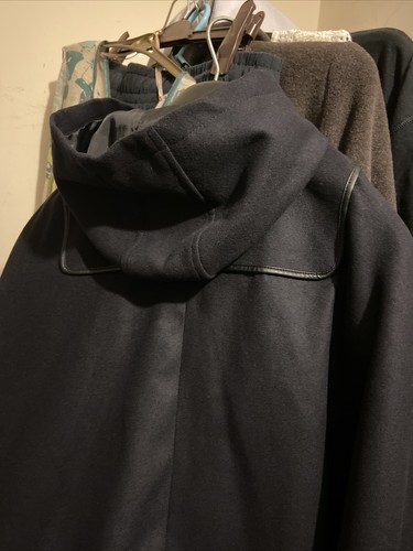 girls blue cape poncho, hooded, age 6-8 years, lined, pockets. - Picture 8 of 8