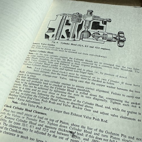 LISTER Instruction Book Parts List Book 103/363 6-1, 8-1, 12-2 Engines Reprint - Picture 18 of 18