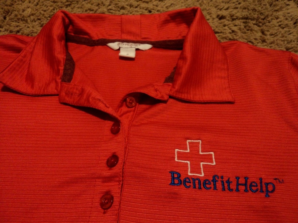 Ladies AMERICAN RED CROSS BENEFIT HELP Donor Volunteer Polo Shirt