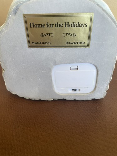 HUMMELSCAPE COLLECTION - HOME FOR THE HOLIDAYS 1075D 2002 LIGHTED & MUSICAL - Picture 9 of 12