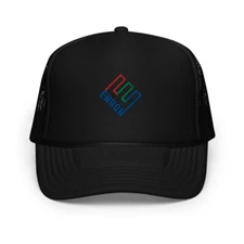Enron Logo Hat (Embroidered Foam trucker hat)