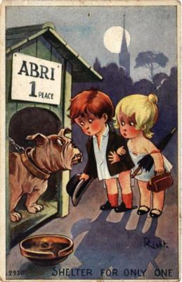 CPA AK Illustration on Postcard DOGS (727867)