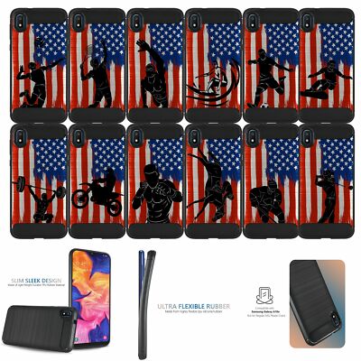 For [Galaxy A10e (5.5'')][Flex TPU Fiber SET14] Unique Matte Case
