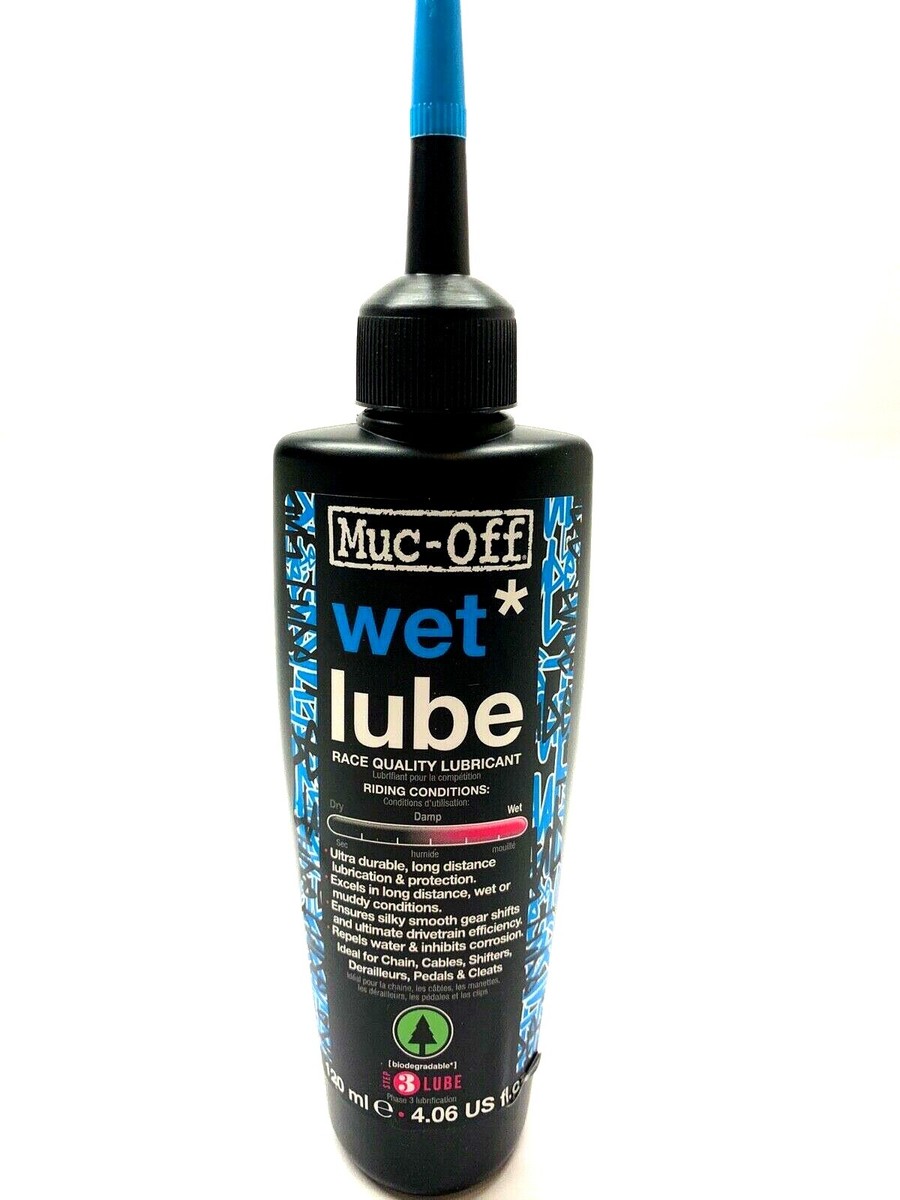 Muc-Off 967NP Bio Wet Lube 120ml for sale online UK - Main Image