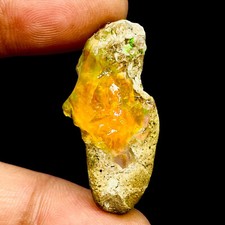 38.00 Cts Natural Ethiopian Opal Raw Rough 36x18mm Huge Untreated Loose Gemstone