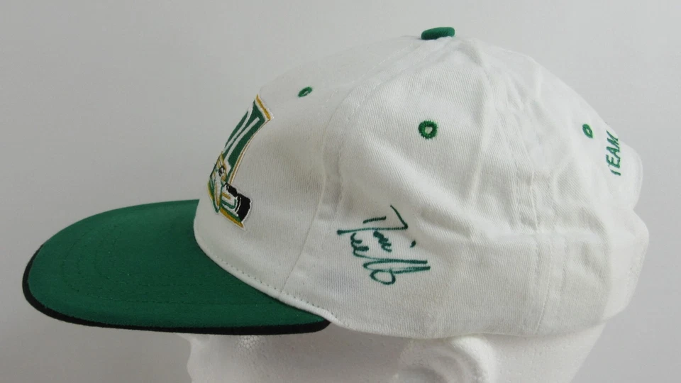 Sombrero firmado Team Kool Green #26 Paul Tracy #27 Dario Franchitti correa ajustable Foto 4 de 4