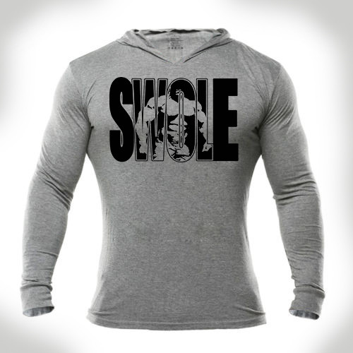 Iron Gods SWOLE Hoodie Logo Weight Training Bodybuilding Gym Pullover Workout - Picture 4 of 4