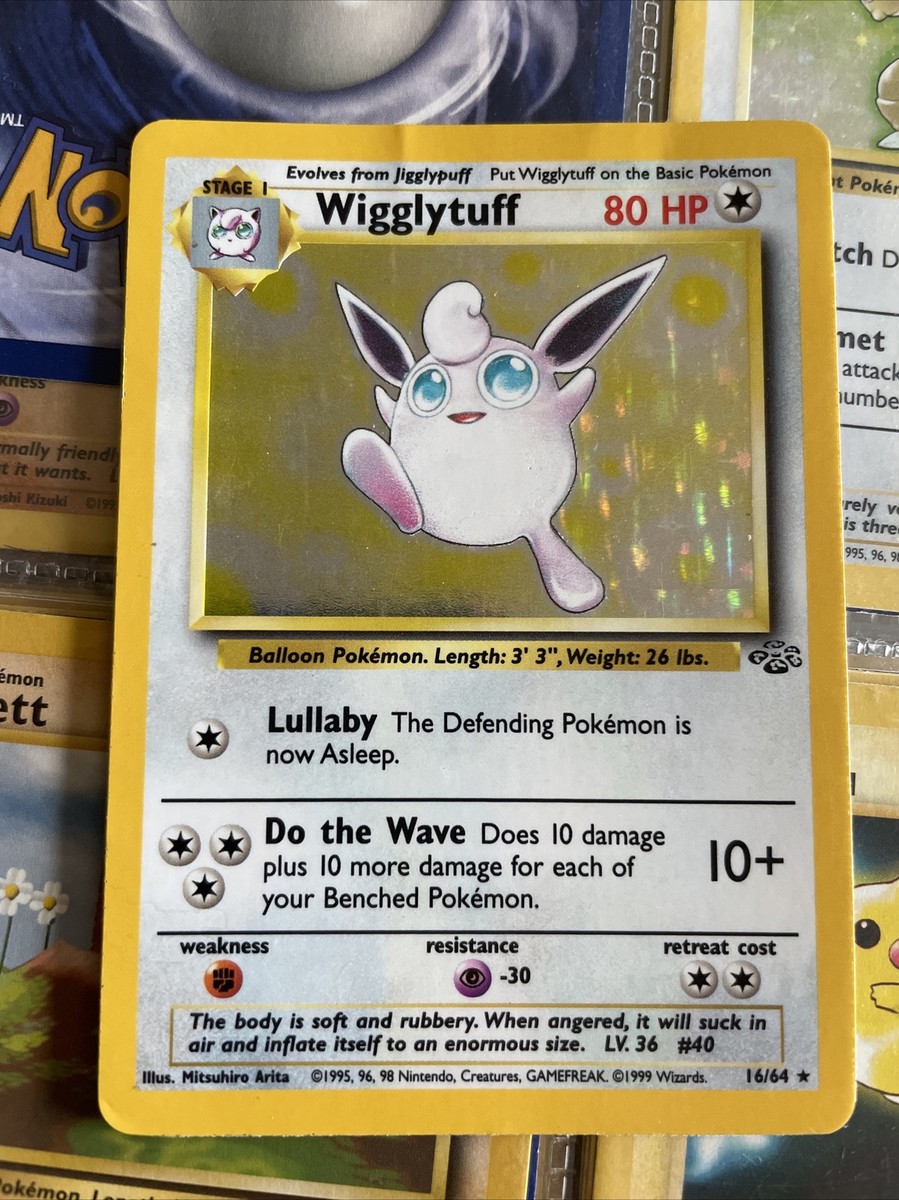 1995 wigglytuff pokemon card value Light Wigglytuff 54/105 Neo Destiny Pokemon Card Near Mint main image 0