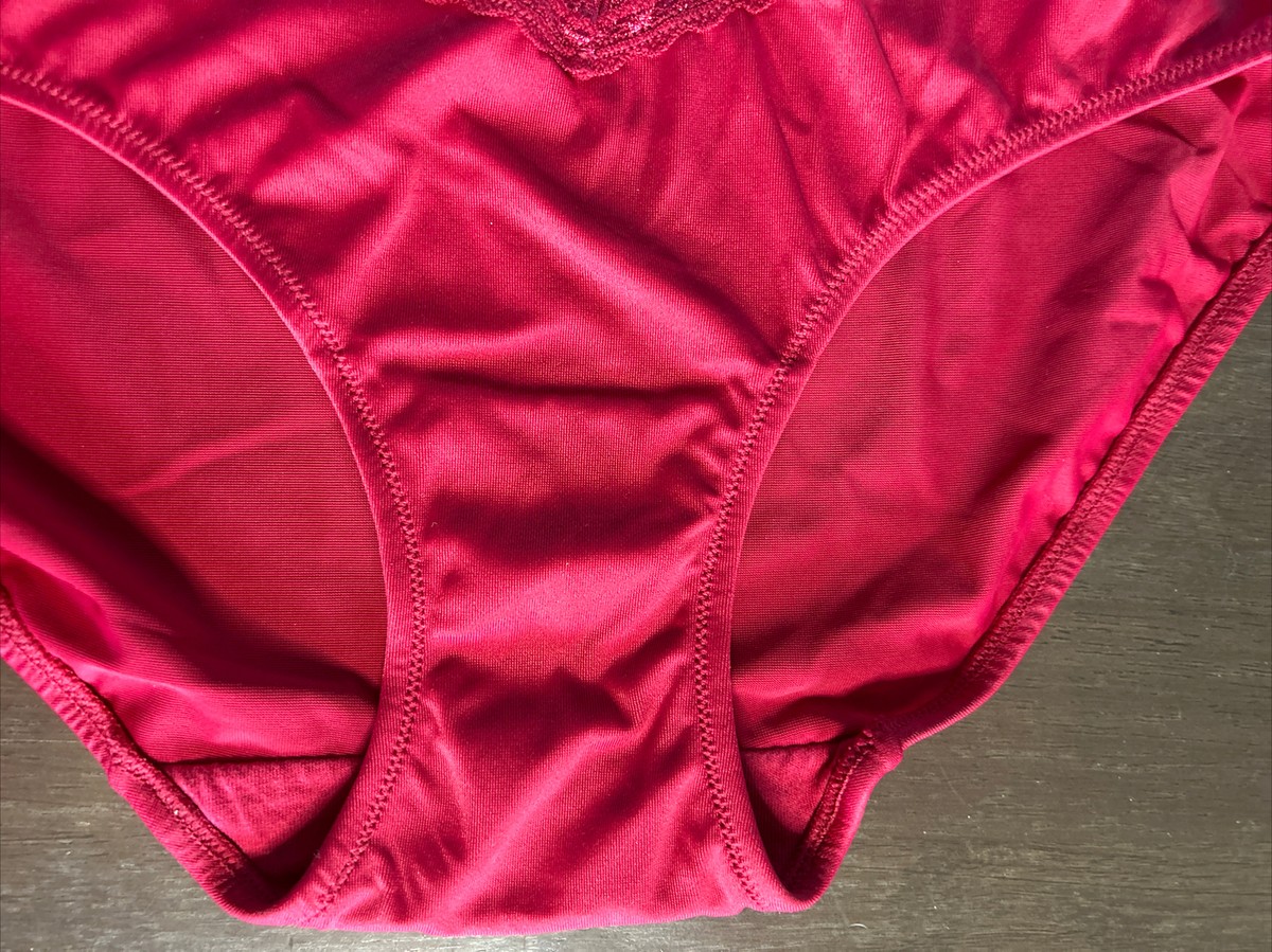 Warner's No Muffin Top Hipster Panties 5609J Red Medium | eBay