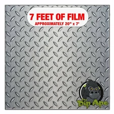 Hydrographic film Mini Diamond Plate hydro dip dipping 7' x 20"