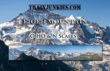 TrainJunkies Eiger Mountain Model Railroad Backdrop