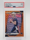 DRAKE MAYE 2024 PRIZM ORANGE WAVE ROOKIE /60 #329 PATRIOTS PSA 9 Q4444